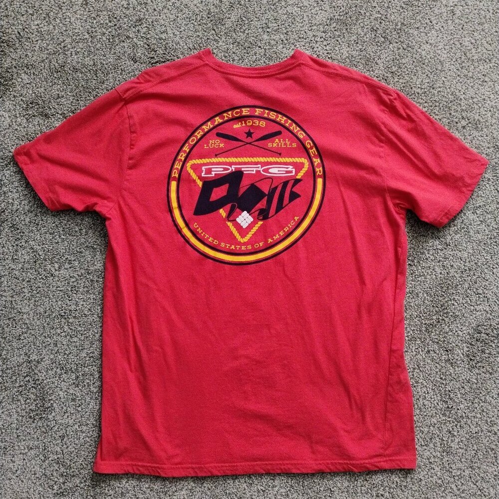 Columbia Red Men's T-shirt X-Large